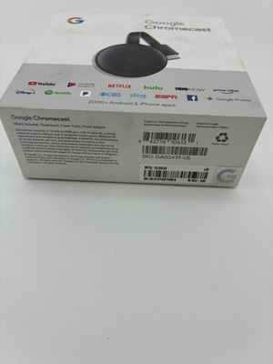 Google Chromecast Ultra 4K Streaming Media Player - Black (NC26A5D