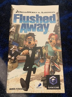 Flushed Away (Nintendo GameCube, 2006) MANUAL ONLY FRENCH!