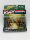 GI JOE Valor vs Venom 2003 ALPINE & SWAMP RAT Comic Action Figures Set Hasbro