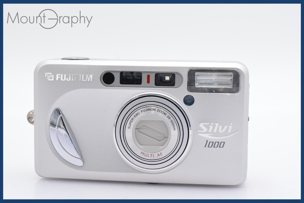 Fujifilm Silvi 1000 28-100mm Zoom Film Camera Bundle Fully Functional