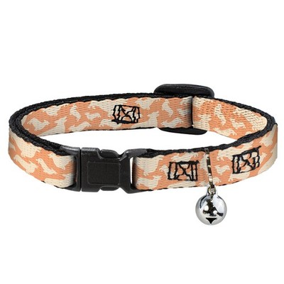 Cat Collar Breakaway with Bell Corgi Silhouette Poses Golden Tan NAR (US IMPORT)