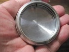 Antique 18 Size Illinois Open Face Pocket Watch Case Chrome Plated Beaded