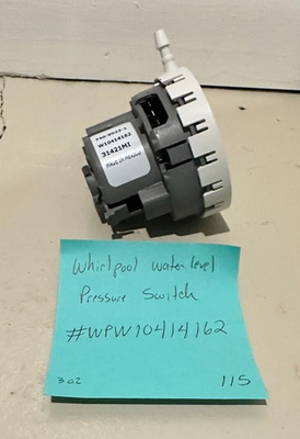 #ad #ad Whirlpool Water Level Pressure Switch WPW10414162 $115.00
