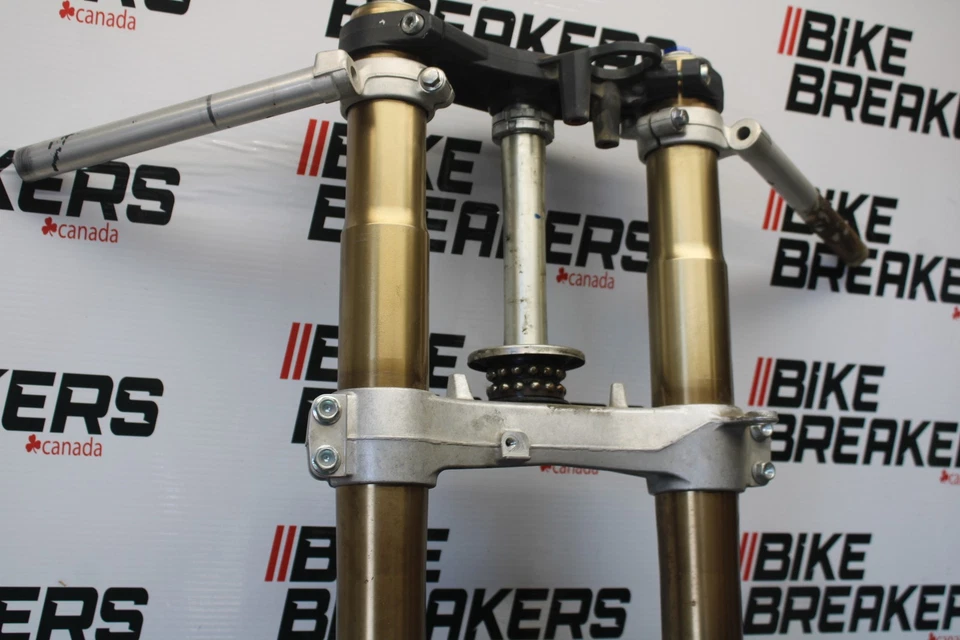 06-07 SUZUKI GSXR 600 FRONT END FORKS SUSPENSION HANDLEBARS TRIPLE TREE BB00 - Image 4 of 4