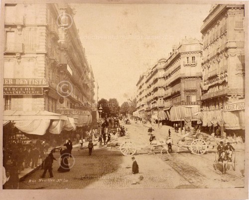 Photo Albuminée Ancienne (1865) - Vue Du Village Des Catalans à Marseille - Tirage Original