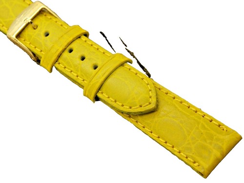 Bracelet De Montre ZRC En Cuir De Veau Marron Foncé - 14 Mm - Neuf Avec étiquettes