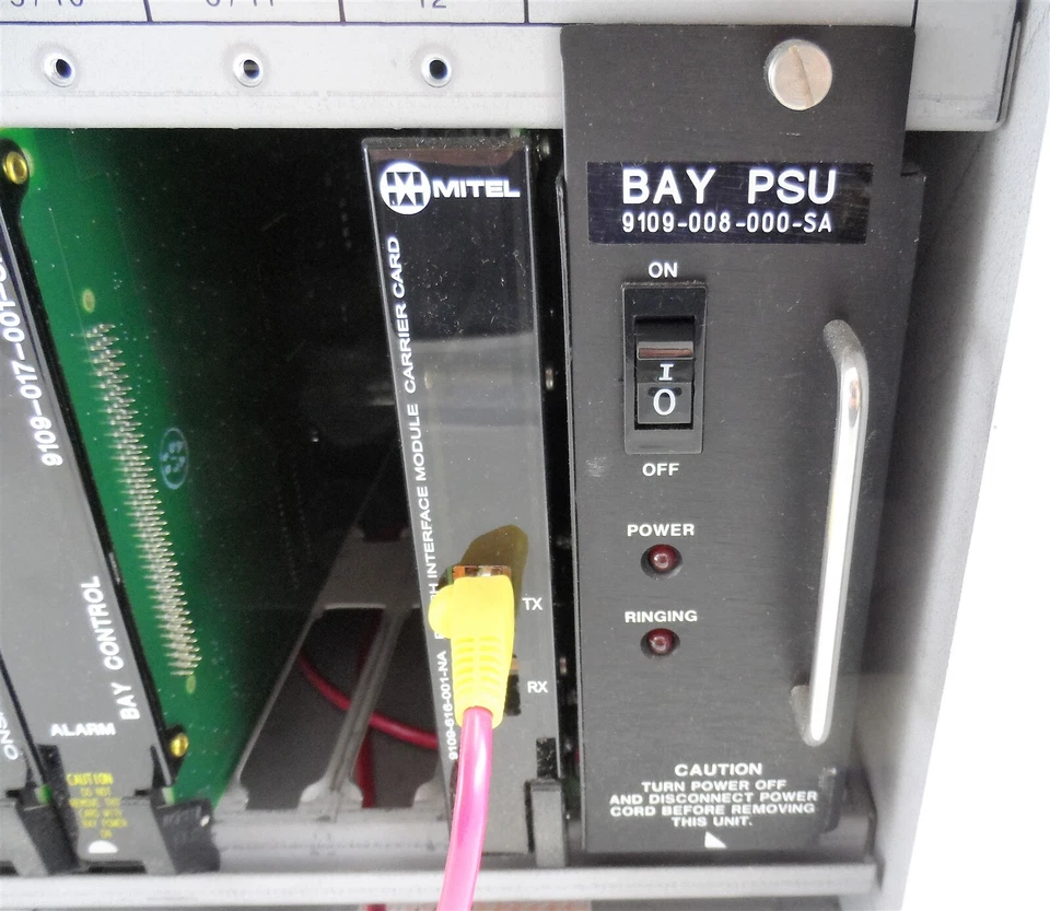 Gabinete PBX Mitel SX-200 con control y tarjeta ONS sin llave de puerta para piezas/reparación Foto 2 de 4