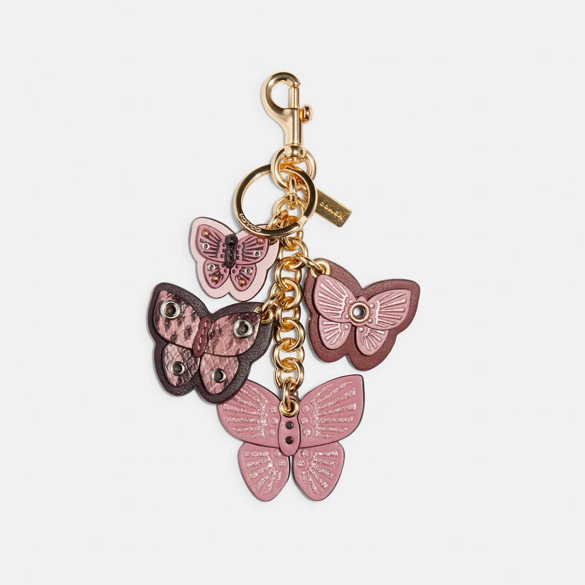NWT Coach Butterfly Cluster/Wildflower Mix Bag Charm | eBay
