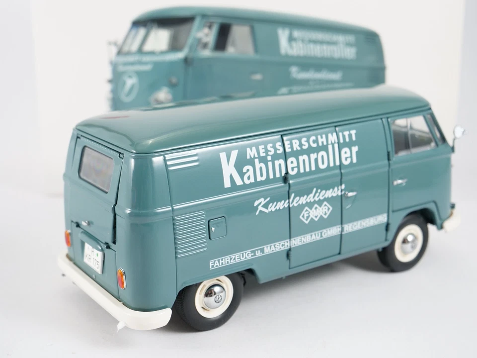 Schuco 1/18 VW Autobus T1B Transporter Messerschmitt Cab - Immagine 2 di 4