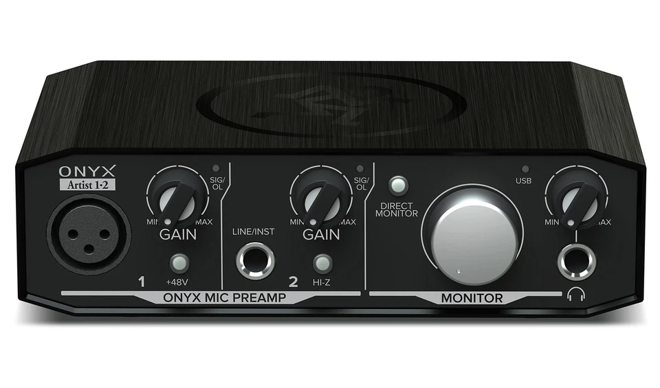 Mackie Onyx Artist 1.2 2x2 USB Audio Recording Studio Interface - Image 2 of 4