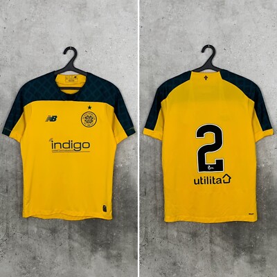 CELTIC 2019 2020 AWAY FOOTBALL SHIRT #2 JULLIEN NEW BALANCE TRIKOT SIZE S