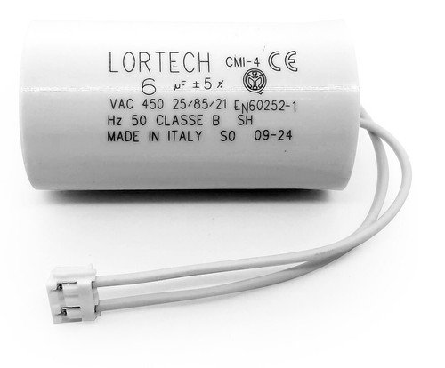 Condensateur 6 µF Pour Moteur Volet Roulant BUBENDORFF - Connecteur JST - Neuf Fabriqué En Italie