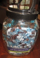 American Fireglass 0.5 in Bali Reflective Fire Glass - 10 lbs RETAIL CONTAINER