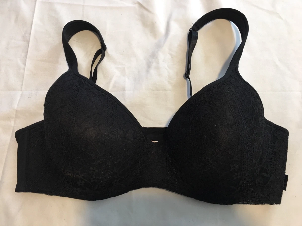 IZOD black lace bra Size 42D