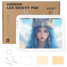 A3 Light Pad 3500mAh Tracing Light Board Led Tracing Table Diamond Painting