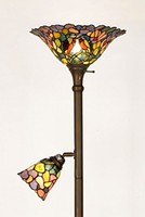 Tiffany Stained Glass Floor Uplighter Reading Light Mother Child Lamp Lighting Tiffany Stained Glass Floor Uplighter Reading Light Mother Child Lamp Lighting