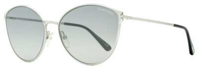 Tom Ford Zeila TF654 18C Mirror Silver Cat Eye Metal  display picture 3
