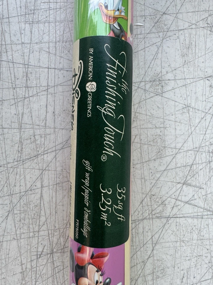 Papel de envolver regalo Disney The Finishing Touch Mickey Mouse Minnie Donald de colección Foto 4 de 4