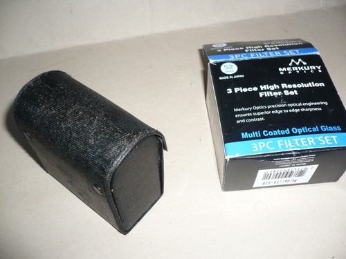 MERKURY OPTICS 3 Piece High Rez Filter Set 52mm UV, FD, PL Model FK-52B - Picture 6 of 11