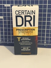 Certain Dri Prescription Strength Clinical Anti-Perspirant Roll- On 1.2 Oz By Ce