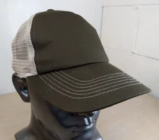 HIT WEAR BLANK/NO LOGO ADJUSTABLE SNAPBACK TRUCKER/MESH HAT/CAP, BROWN, OUTDOOR