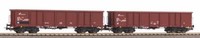 Piko 58238, 2Tlg. Set Offener GüTerwagen, Fs, Neu & Ovp, H0