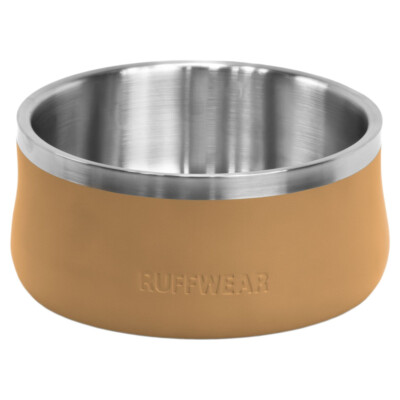 Ruffwear Hundenapf BASECAMP Bowl Catttail Tan 1,6L Edelstahl rutschfest