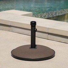 adams mfg corp earth brown patio umbrella base Adams Mfg Corp Earth Brown Patio Umbrella Base Weather Resistant Resin for  sale online