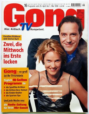 Gong 1998 16 Karoline Eichhorn Stefan Kurt Hana Hegerova Astrid Varney TV VdRF