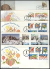 NEW ZEALAND FDC’s x10 DIFFERENT 1991 (ID:FG28)