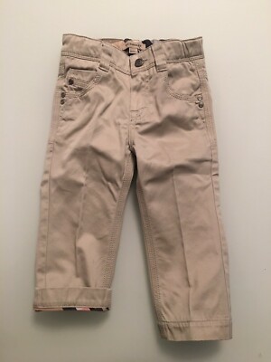 Pantaloni beige Burberry bambino kids 18 mesi ottimo stato