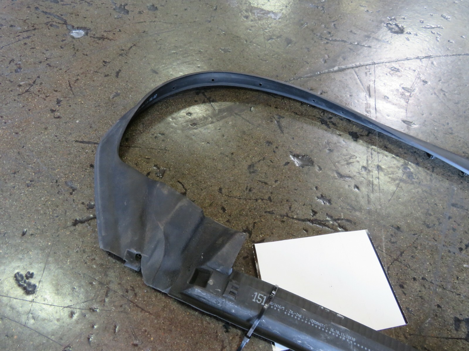 Ferrari FF, RH, Right, Interior Window Scraper Moulding, Used, P/N 84311900