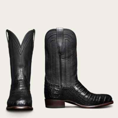 S10 Black Cayman Gator Tecova Boots Tecovas | Shoes | S Black Cayman Gator Tecova Boots | Poshmark main image 4