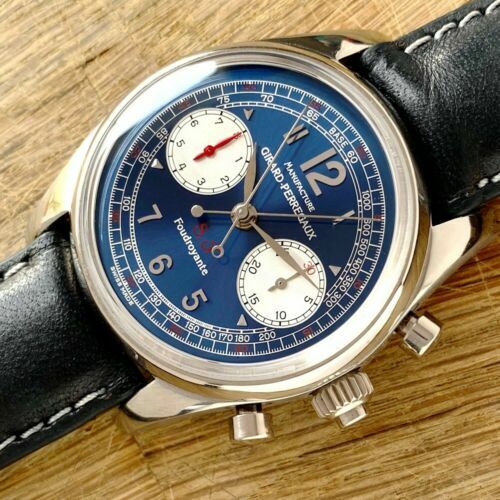 Montre Femme Jaquet-Girard - Quartz, Boîtier Acier, Bracelet Cuir Noir - Neuf Avec étiquettes