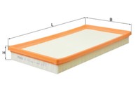 Knecht LX1818 Luftfilter FüR Carens Roadster Sephia Shuma Sportage 1.5-2.0D
