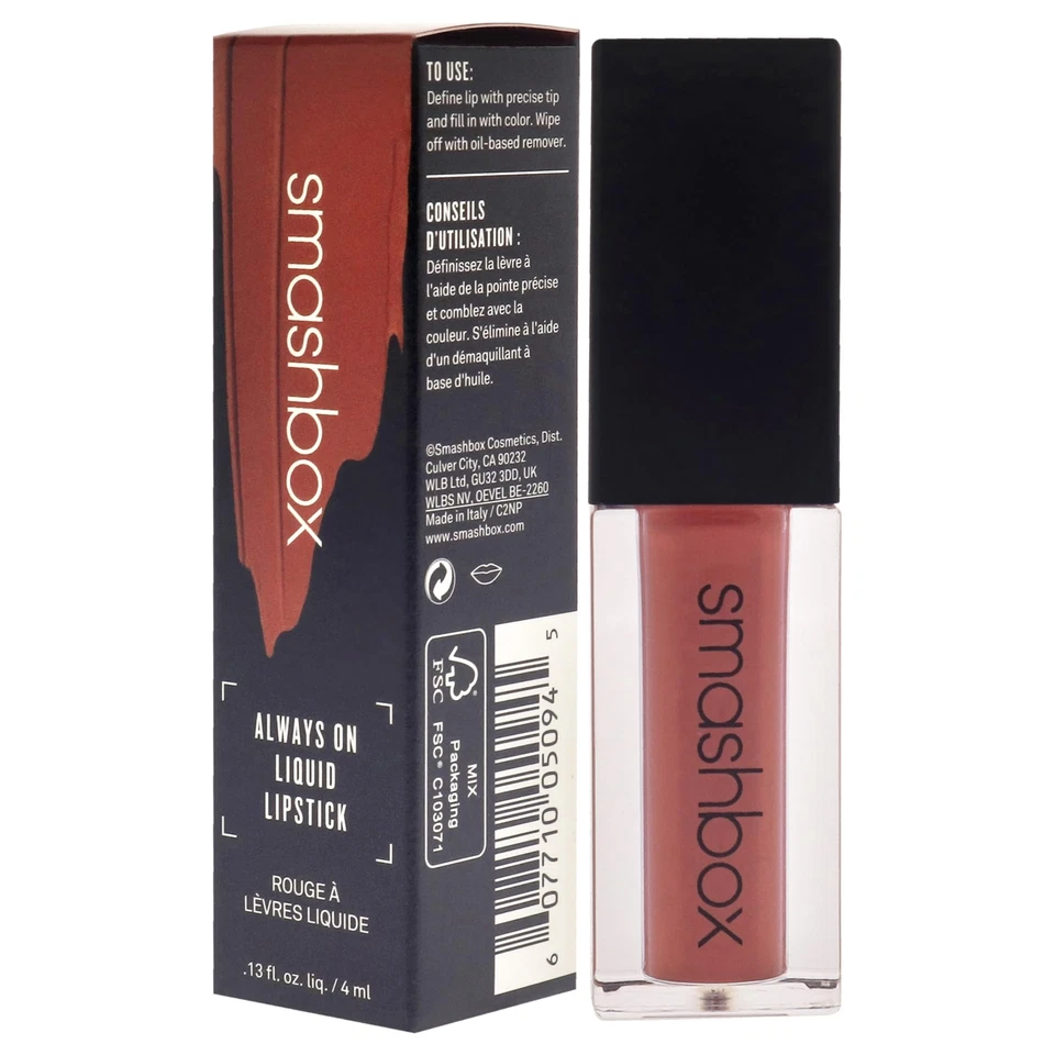 Smashbox Always On Longwear Matte Liquid Lipstick  Driver's Seat 0.13 Oz - Image 4 of 4