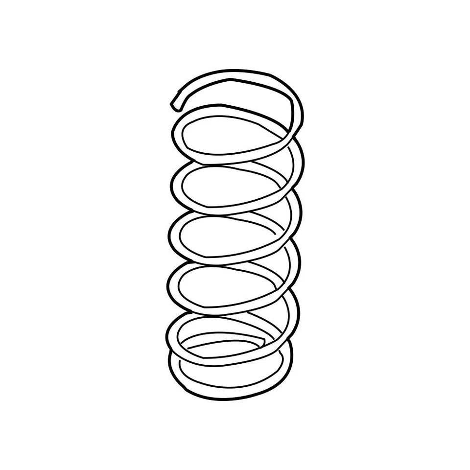 Muelle helicoidal trasero genuino OEM para BMW 525i 530i 545i 550i 2004-2007 Foto 2 de 2