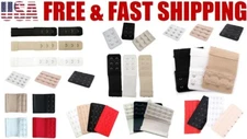 LIMITED! Bra Extender 1/2/3/4/5/6 Hooks w/ or w/o Elastic -Ships From USA