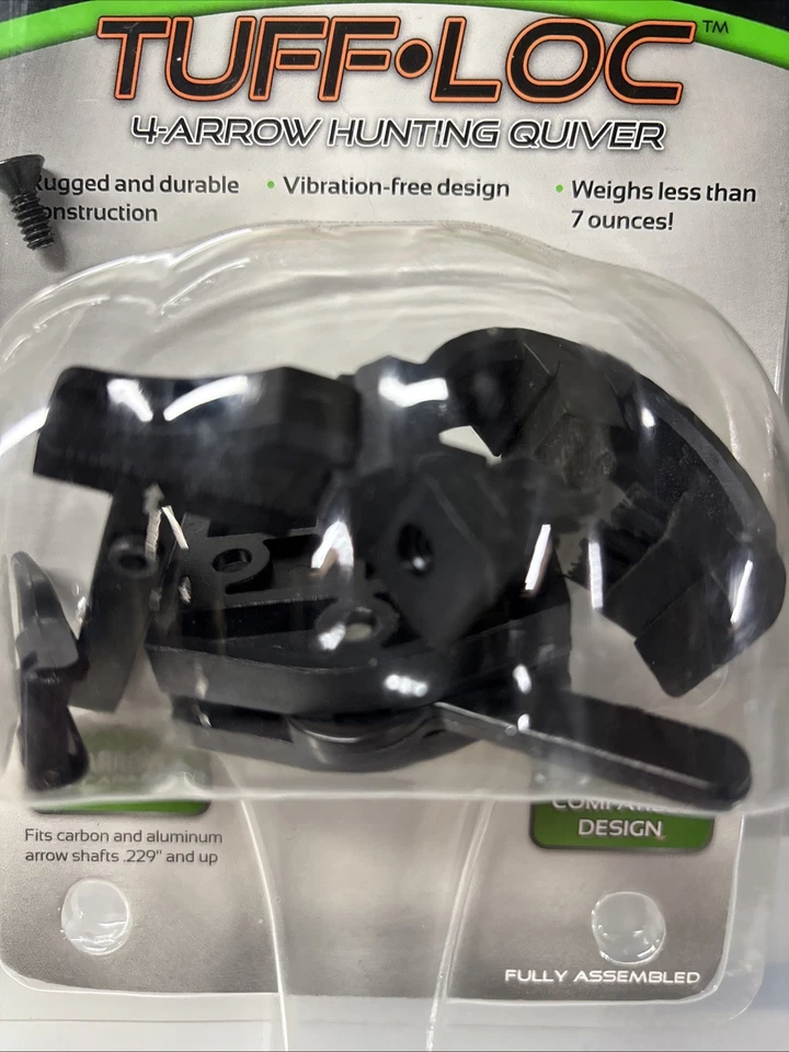 TRUGLO. Tuff.loc 4-Arrow Hunting Quiver 4 Arrow Capacity Crossbow Compatible Des - Image 4 of 4