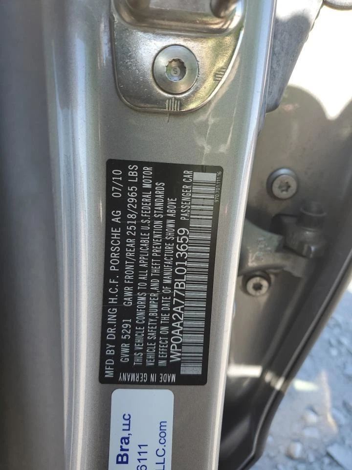 Used Front Right Door Interior Trim Panel fits: 2011 Porsche PANAMERA Grade A Foto 3 de 4