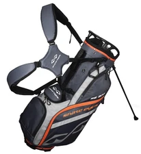 New Snake Eyes Golf SE300 Hybrid Stand Bag Dark Gray/Light Gray/Orange