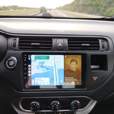For Kia Rio 2012-2015 Car Stereo Radio Apple CarPlay Android 13 GPS Navi Wifi