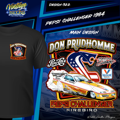 Don the SNAKE Prudhomme 1984 Pepsi Challenger Vintage style (322) T-Shirt