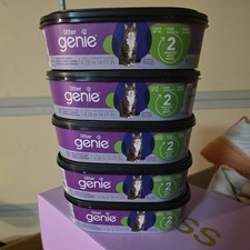 5 Pack Litter Genie Cat Litter Disposal System REFILL CARTRIDGES New