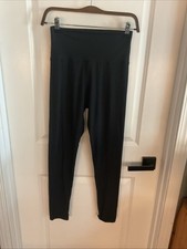 Small/Medium Leggings - Black - Elastic Waist Pull Up Comfy Pants - 23 Waist