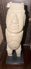 Authentic Ancient   Mezcala figure type M26  Guerrero Mexico Museum quality
