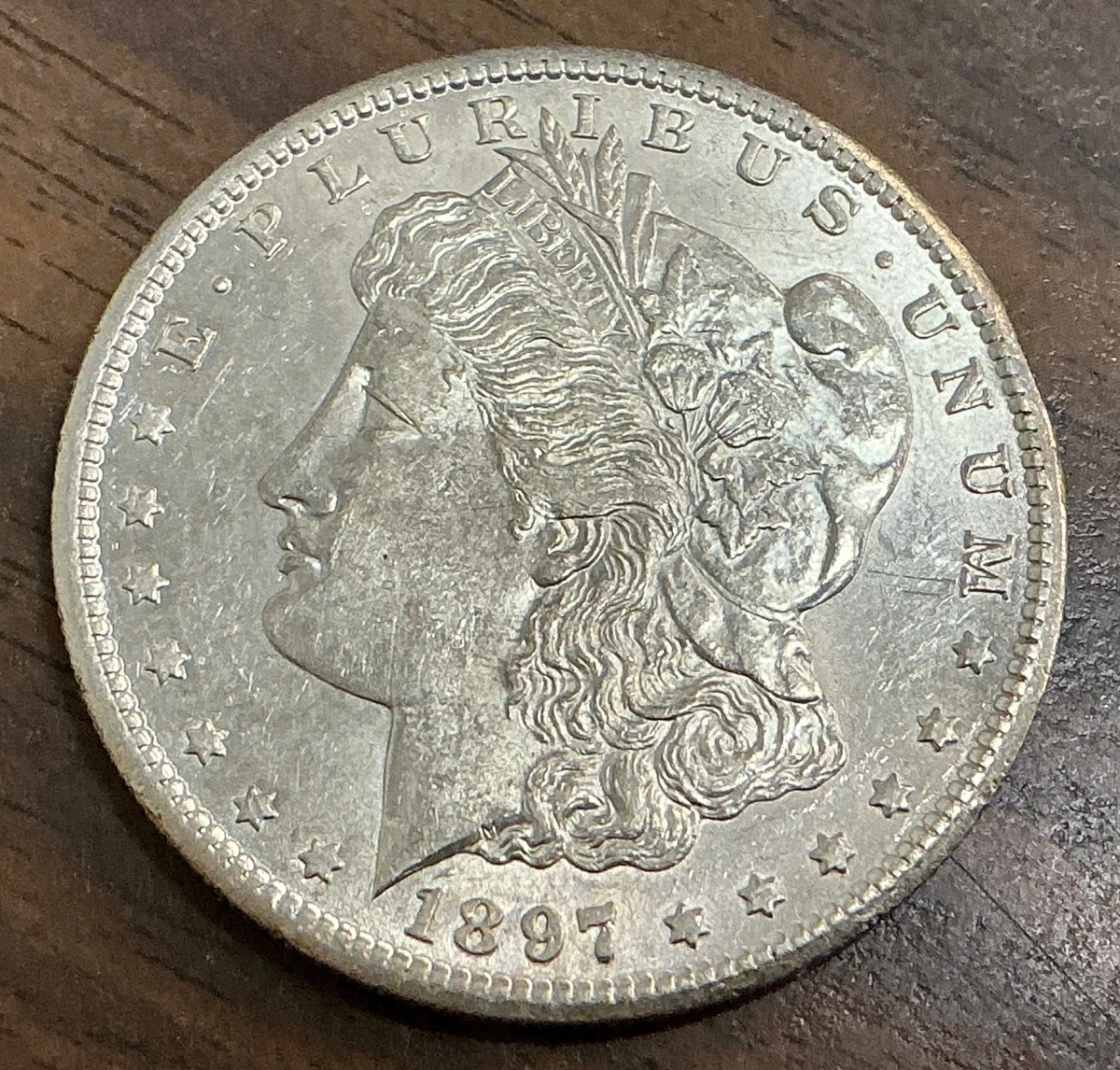 B*k様 1897年 アメリカ 銀貨 モルガン Morgan ドル 古銭 アメリカ】1