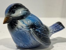 VINTAGE Goebel Bluebird CV74 Porcelain Made in Germany 1970's ADORABLE FIGURINE!