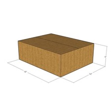 15 18x14x6 Kraft Brown Corrugated Shipping Boxes 32 ECT Single-Wall New