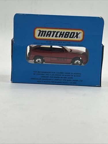 Matchbox MB 48 Vauxhall Astra GTE/ Opel Kadett GSi Sealed Unpunched Box Red 1-75 - Picture 5 of 8